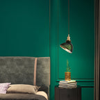 Suspension moderne en verre vert, réglable, pour cuisine/salle à manger