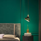 Suspension moderne en verre vert, réglable, pour cuisine/salle à manger