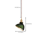 Suspension moderne en verre vert, réglable, pour cuisine/salle à manger