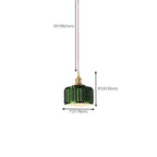 Suspension moderne en verre vert, réglable, pour cuisine/salle à manger
