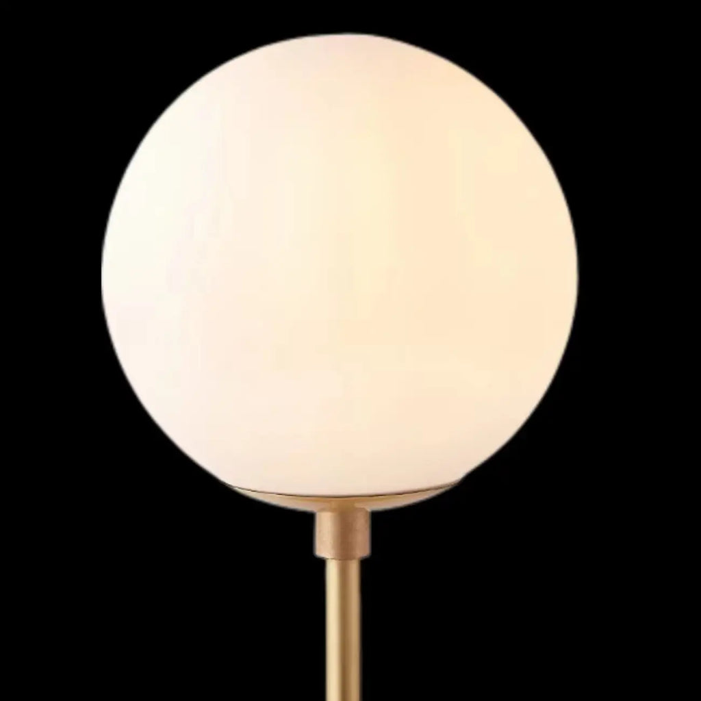 Plafonnier semi-encastré minimaliste en verre transparent globe