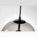 Suspension moderne à 3 lumières en sphère de verre pour îlot de cuisine