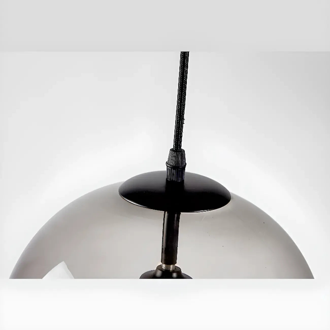 Suspension moderne à 3 lumières en sphère de verre pour îlot de cuisine