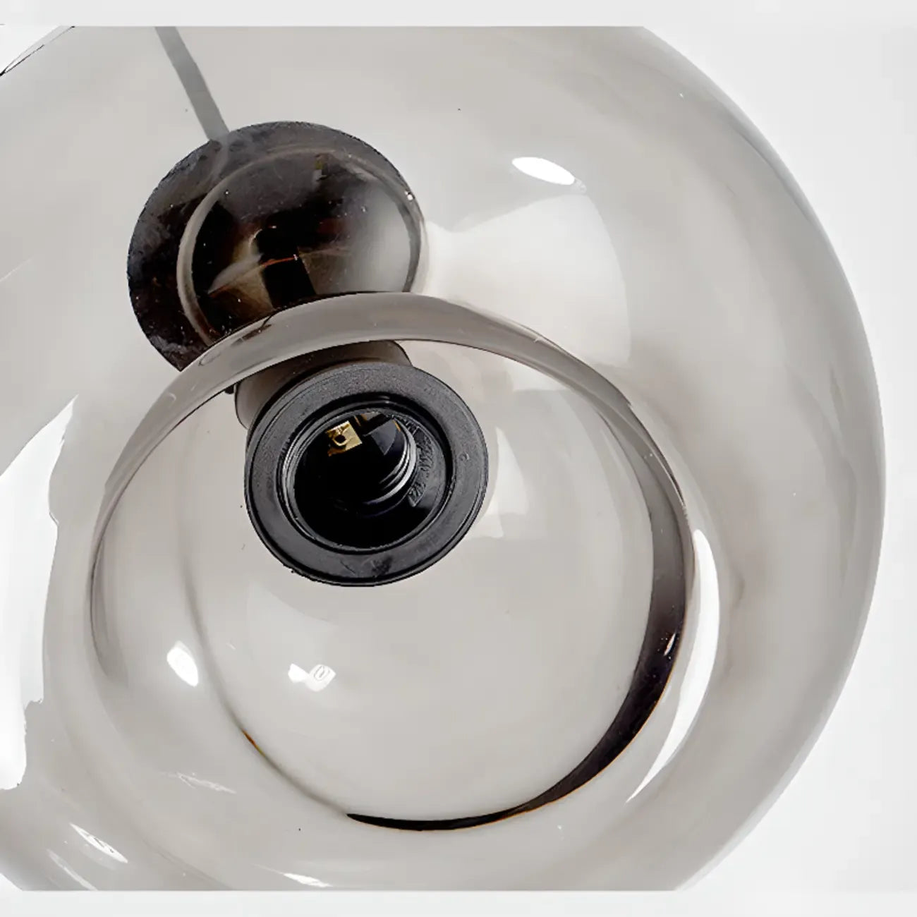 Suspension moderne à 3 lumières en sphère de verre pour îlot de cuisine
