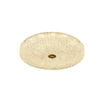 Plafonnier LED circulaire doré encastré pour la décoration de chambre