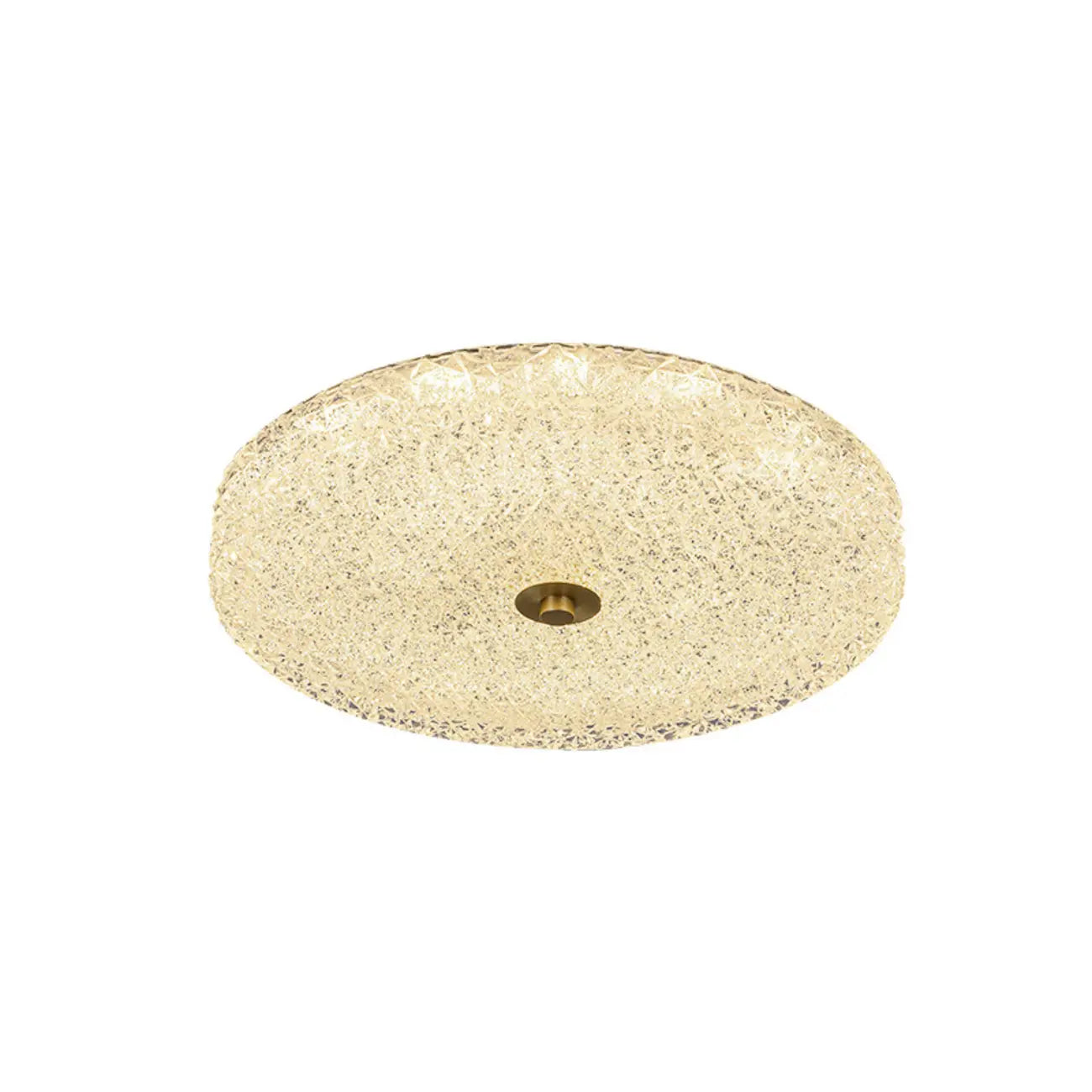 Plafonnier LED circulaire doré encastré pour la décoration de chambre