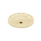 Plafonnier LED circulaire doré encastré pour la décoration de chambre