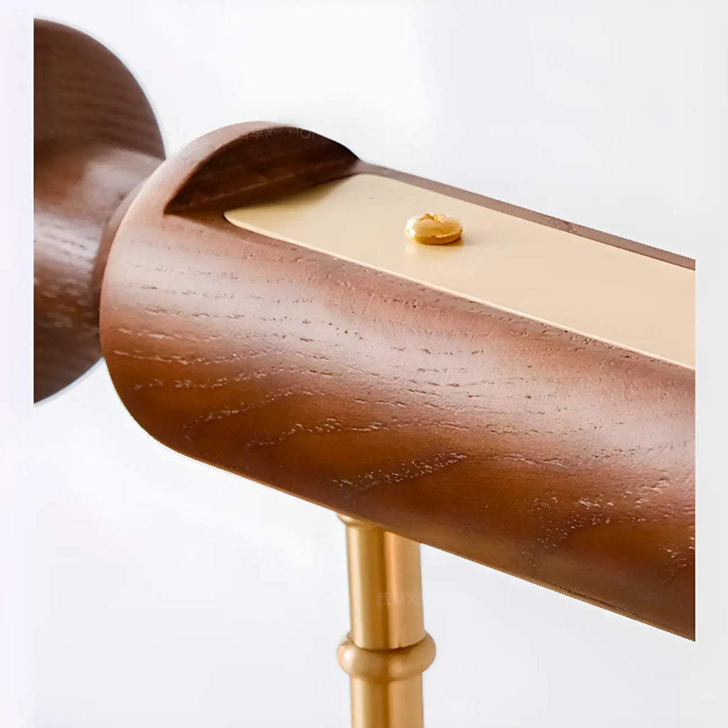 Lampadario da isola a 4 luci, moderno, in legno e vetro a cupola per cucina