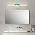 Applique murale de salle de bain en verre à intensité variable avec LED intégrée