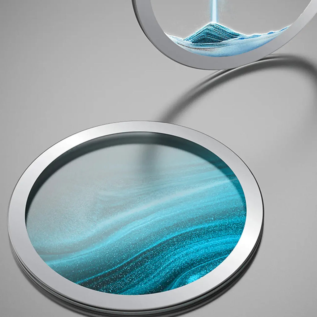 Applique murale de salle de bain en verre à intensité variable avec LED intégrée