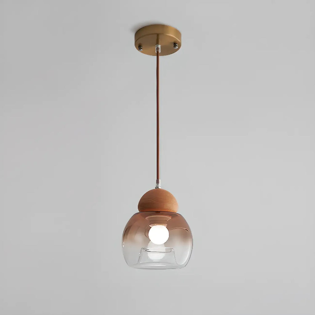 Suspension moderne en verre pour îlot de cuisine