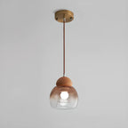 Suspension moderne en verre pour îlot de cuisine