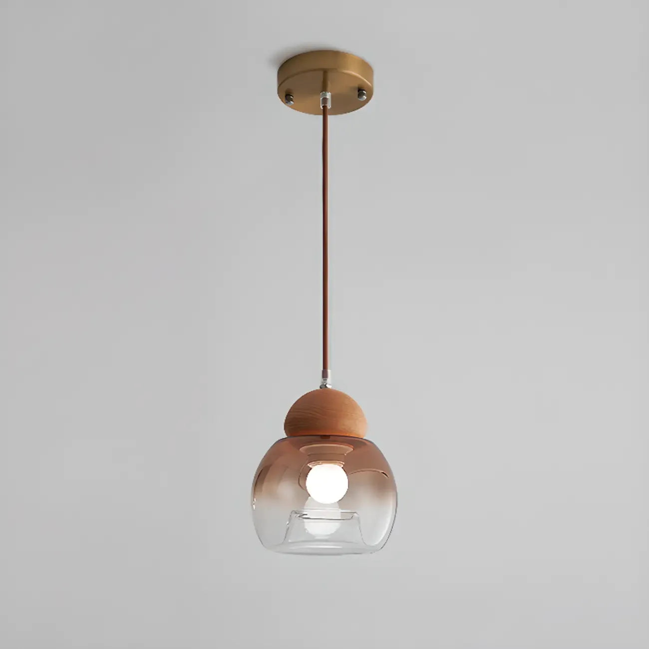 Suspension moderne en verre pour îlot de cuisine