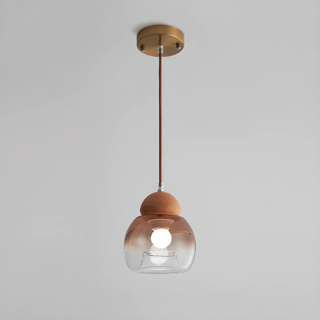Suspension moderne en verre pour îlot de cuisine