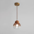 Suspension moderne en verre pour îlot de cuisine