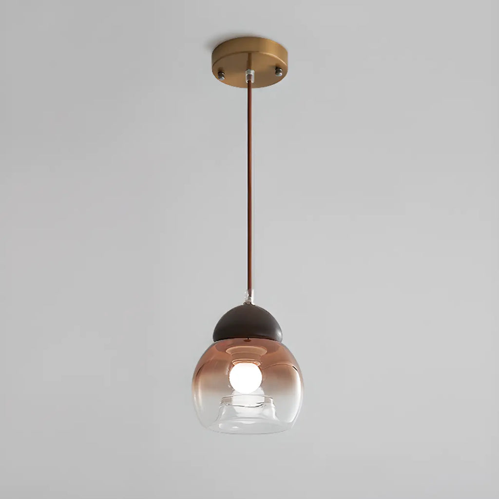 Suspension moderne en verre pour îlot de cuisine