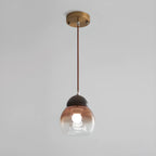 Suspension moderne en verre pour îlot de cuisine