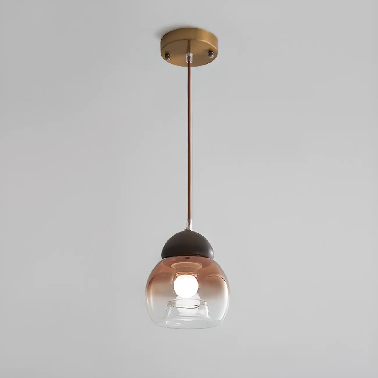 Suspension moderne en verre pour îlot de cuisine