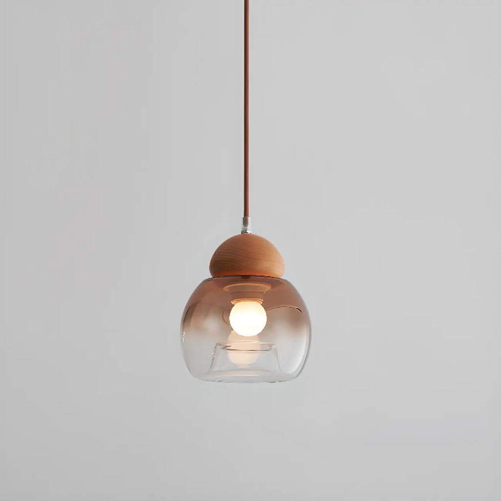 Suspension moderne en verre pour îlot de cuisine