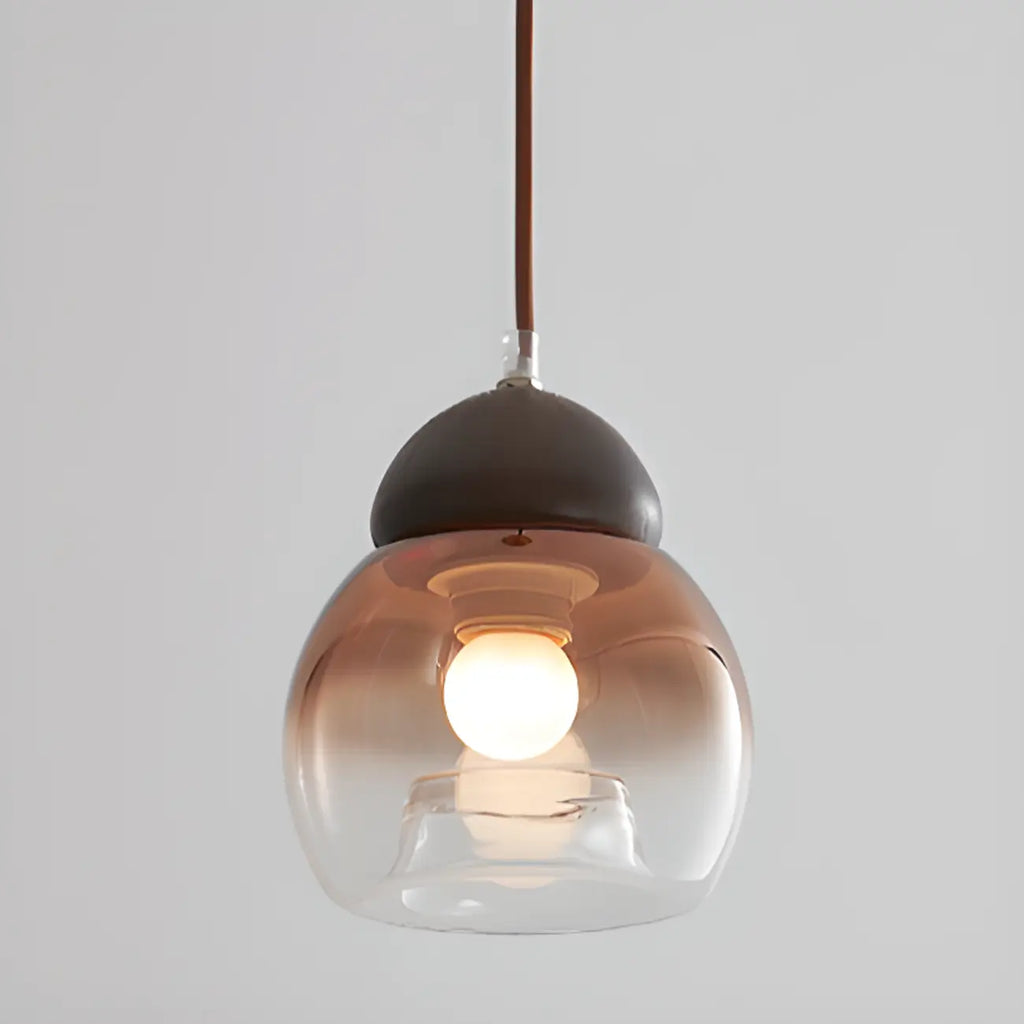 Suspension moderne en verre pour îlot de cuisine