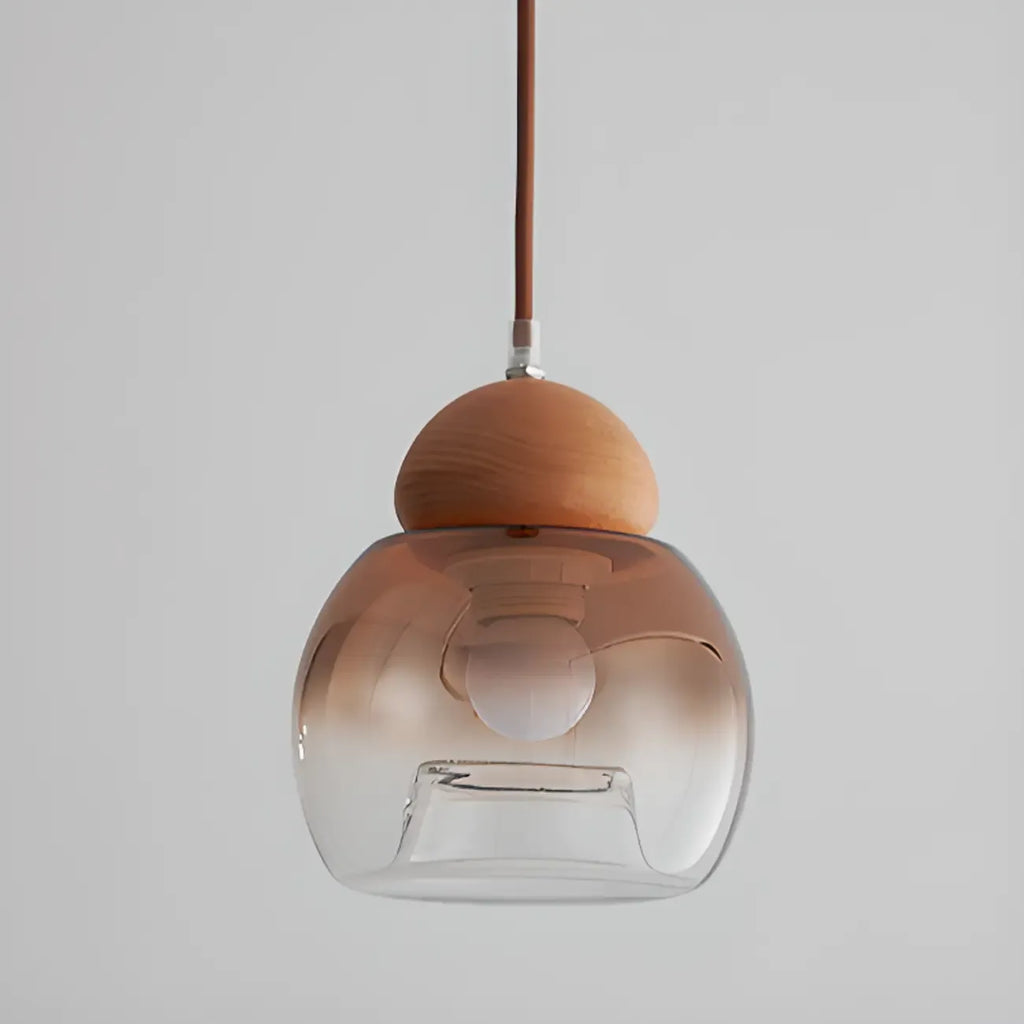 Suspension moderne en verre pour îlot de cuisine