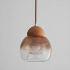 Suspension moderne en verre pour îlot de cuisine
