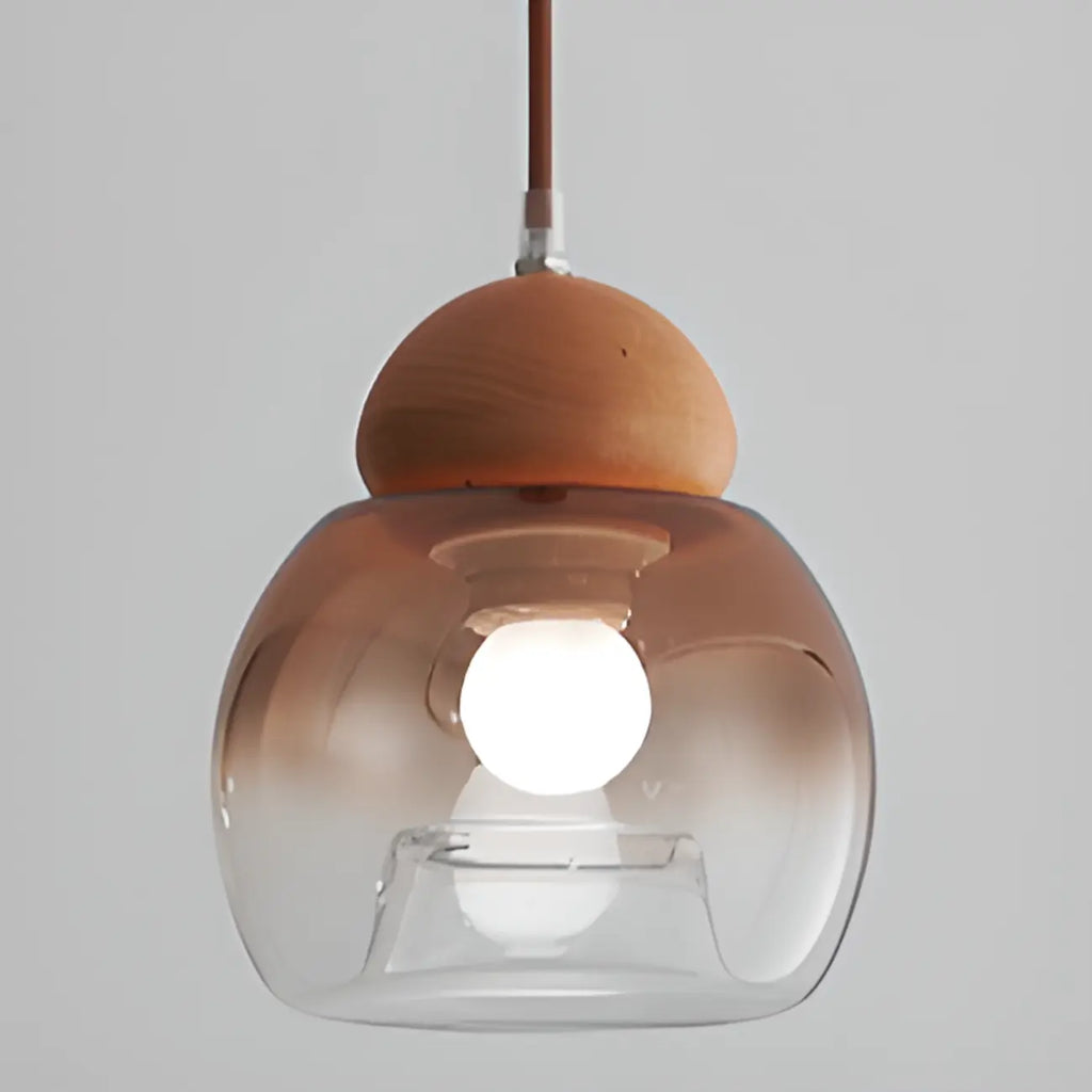 Suspension moderne en verre pour îlot de cuisine
