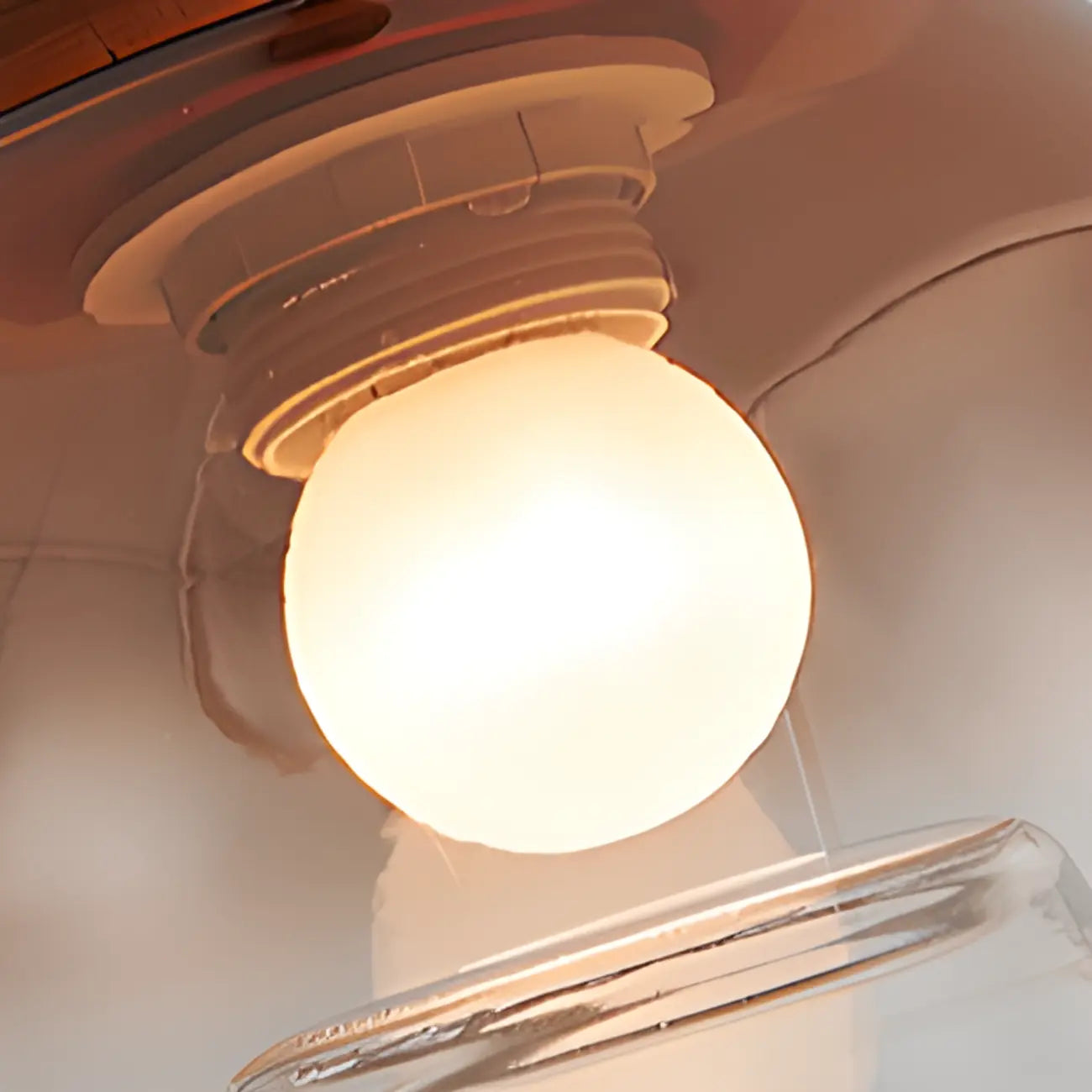 Suspension moderne en verre pour îlot de cuisine