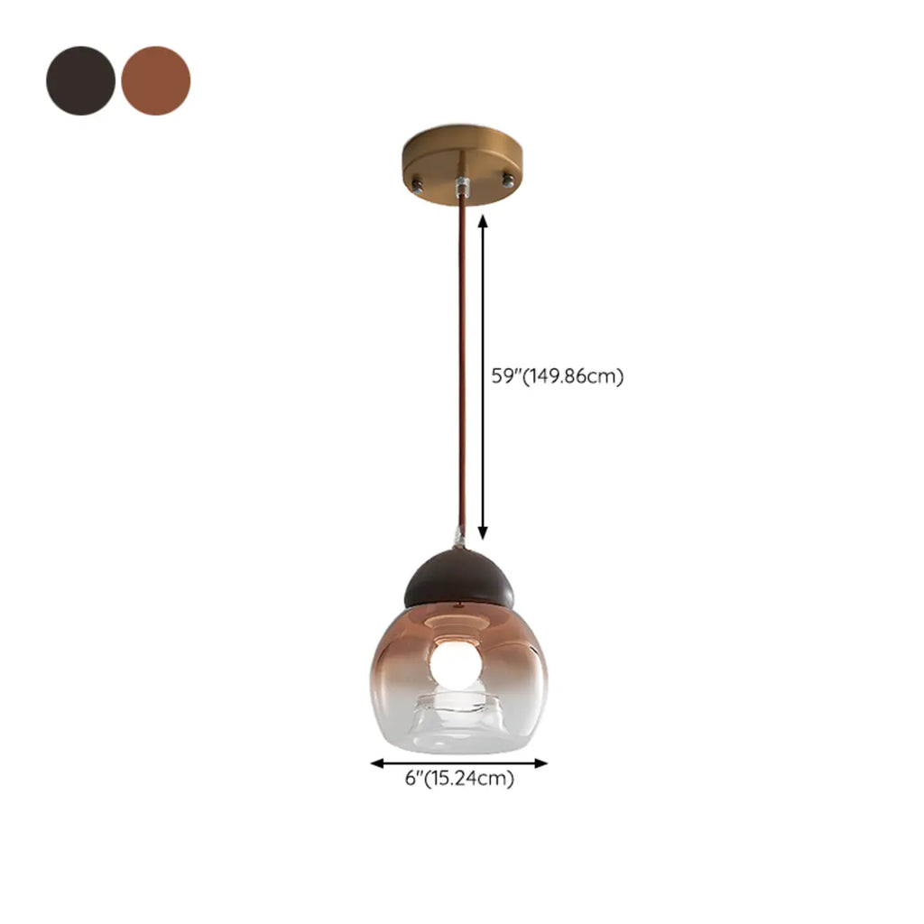 Suspension moderne en verre pour îlot de cuisine