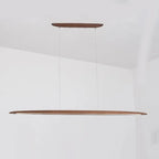 Suspension moderne à LED dimmable et réglable en bois pour îlot central