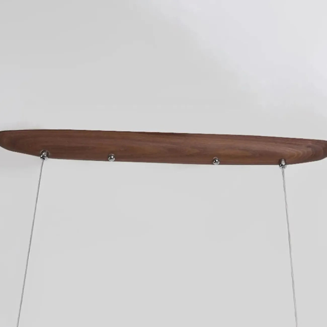 Suspension moderne à LED dimmable et réglable en bois pour îlot central