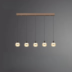 Applique murale moderne en verre doré à 3 lumières réglables pour îlot central