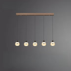 Applique murale moderne en verre doré à 3 lumières réglables pour îlot central