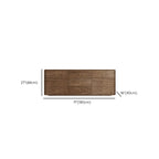 Meuble de rangement en bois brun de style moderne du milieu du siècle pour le salon