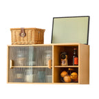 Vitrine murale à portes vitrées pour petite cuisine