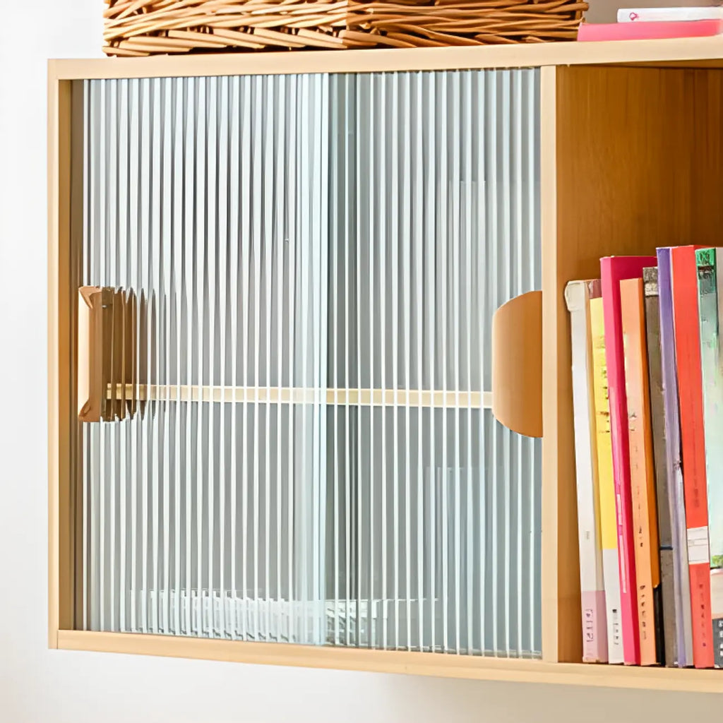 Vitrine murale à portes vitrées pour petite cuisine