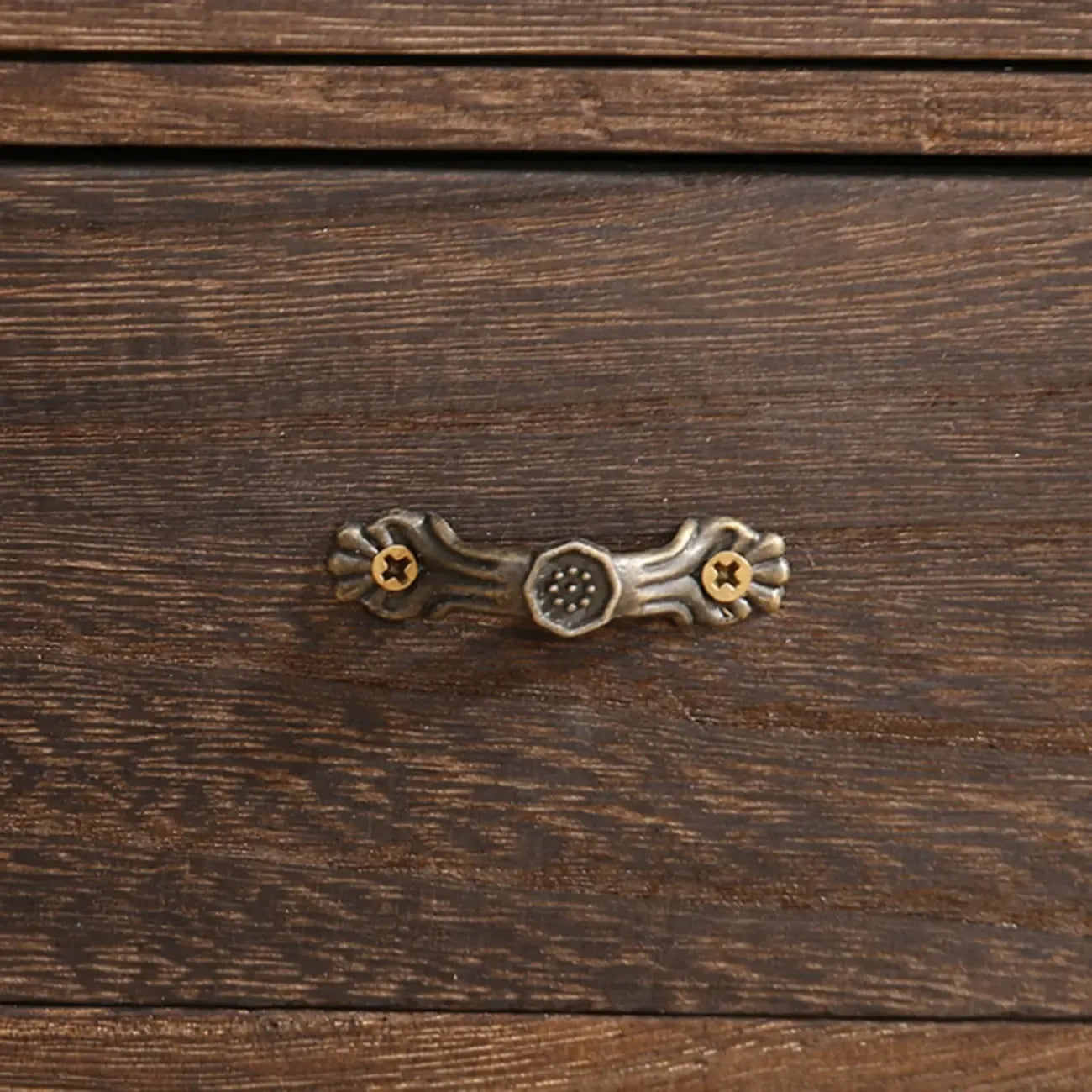 Vitrine autoportante en bois marron pour cuisine
