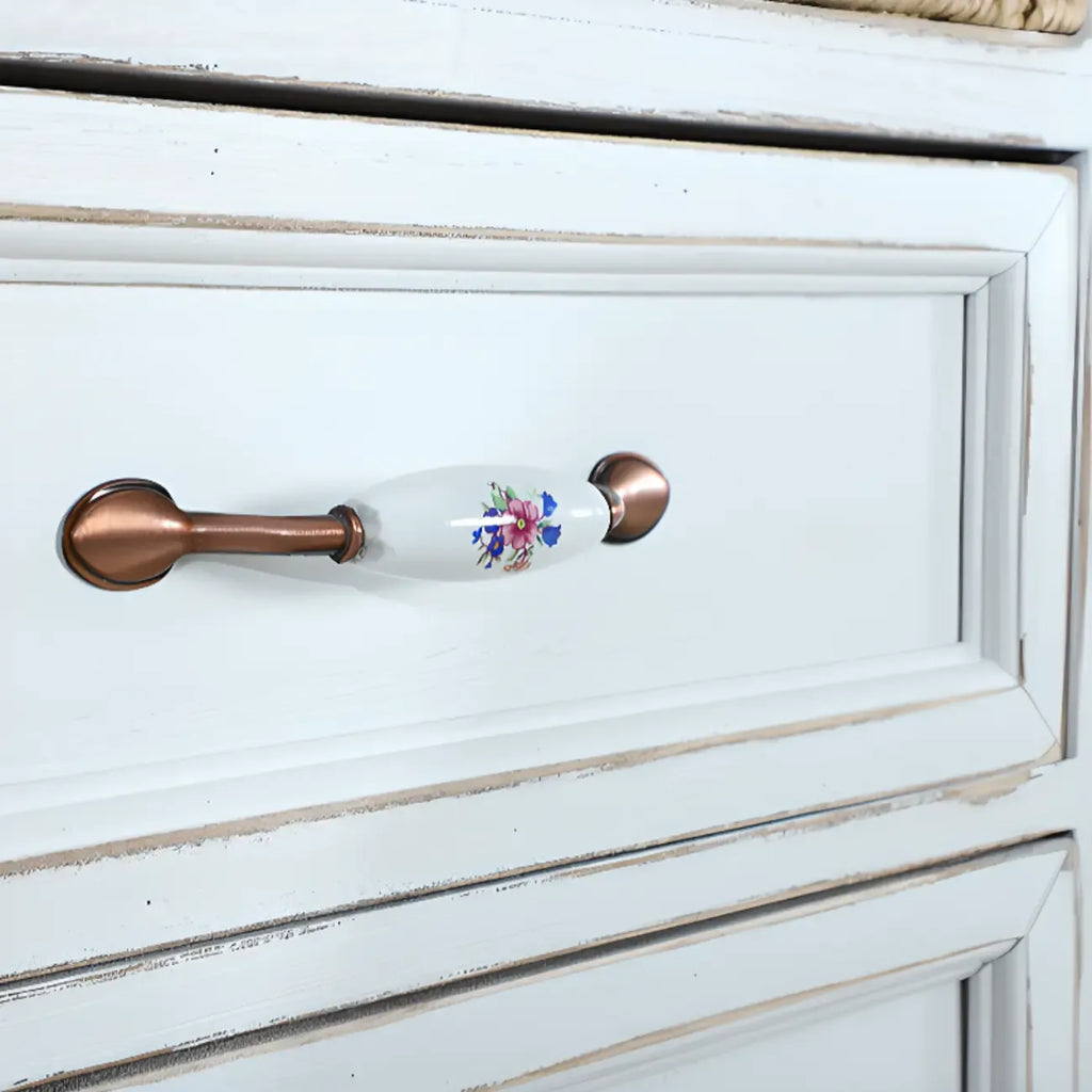 Libreria Antica Chic con Schienale Aperto in Legno Nero