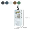 Libreria Antica Chic con Schienale Aperto in Legno Nero