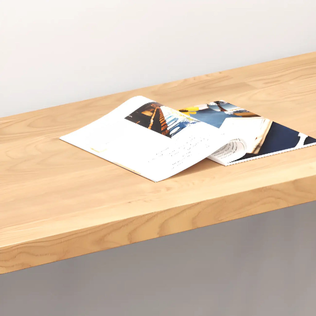 Tables de bar fixes en bois finition naturelle glamour