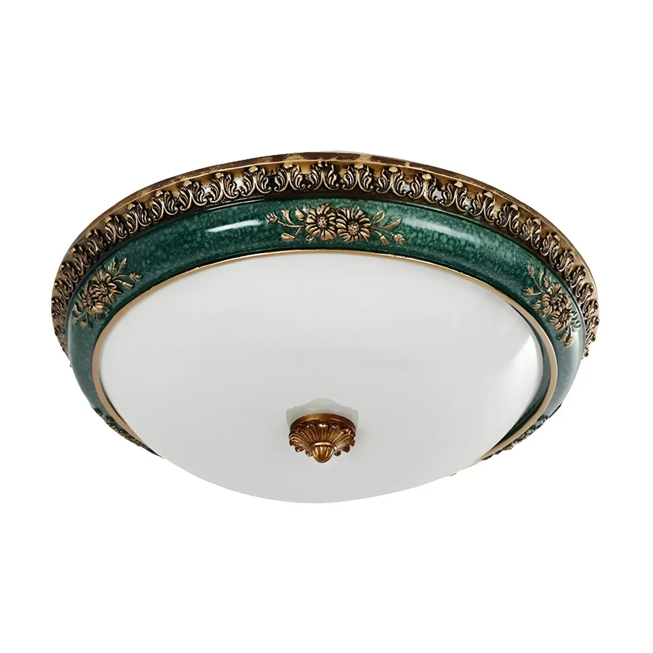 Plafonnier LED encastré Classic Green Bowl