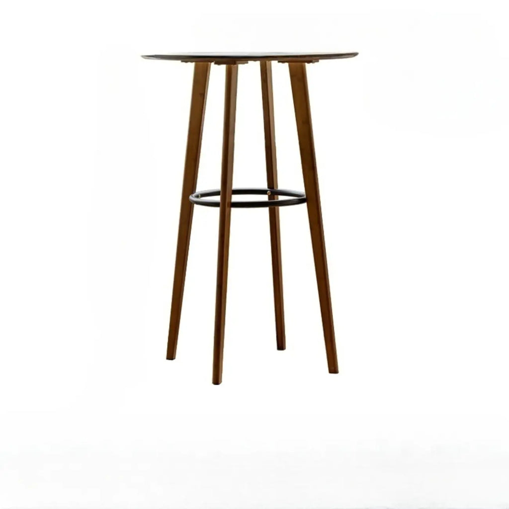 Tables de bar modernes à plateau fixe en bambou de forme sphérique
