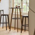 Tables de bar modernes à plateau fixe en bambou de forme sphérique