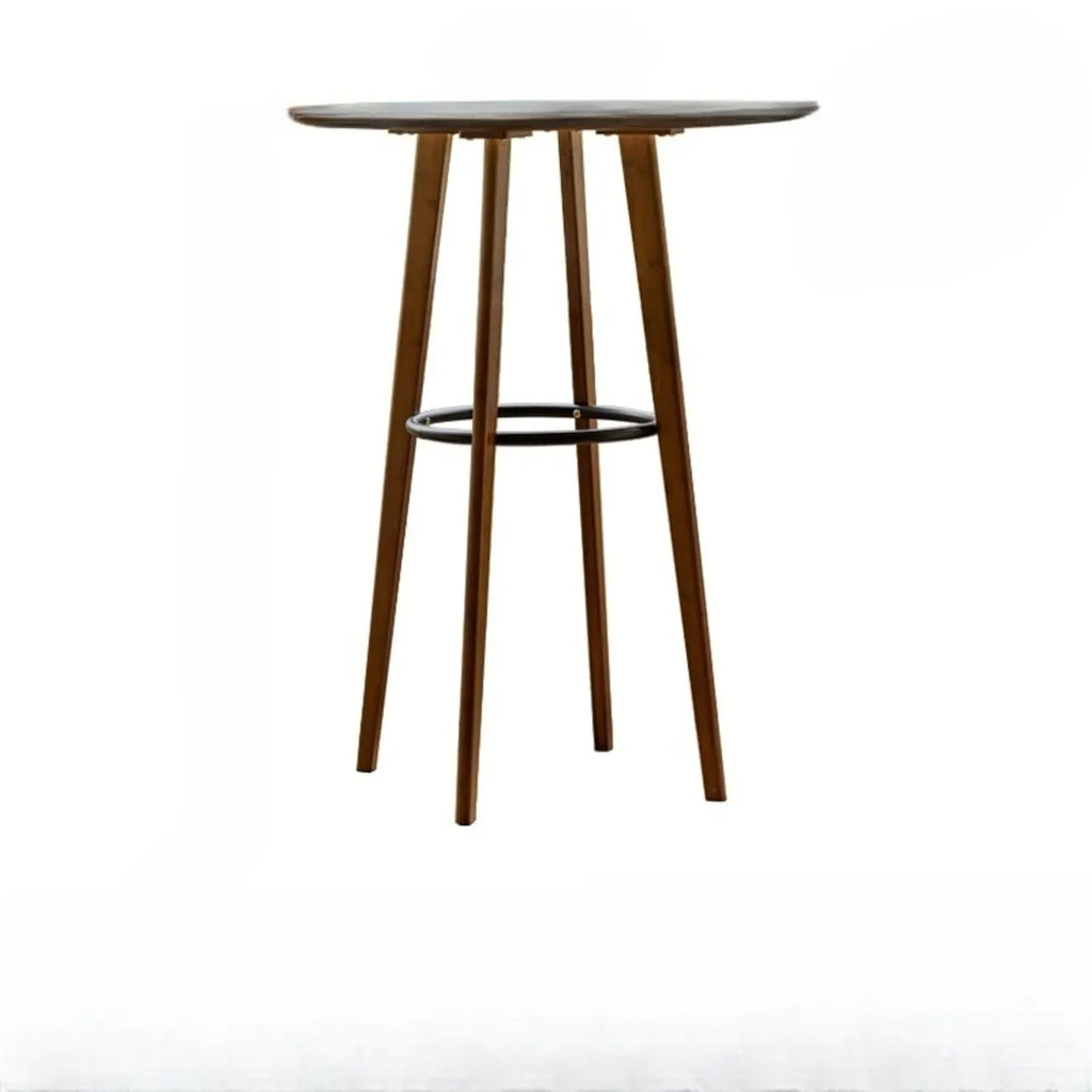 Tables de bar modernes à plateau fixe en bambou de forme sphérique