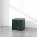 Table d'appoint minimaliste en marbre carré