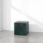 Table d'appoint minimaliste en marbre carré