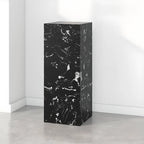 Table d'appoint minimaliste en marbre carré