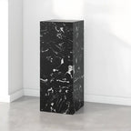 Table d'appoint minimaliste en marbre carré