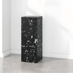 Table d'appoint minimaliste en marbre carré