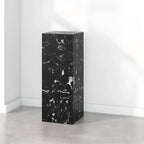 Table d'appoint minimaliste en marbre carré